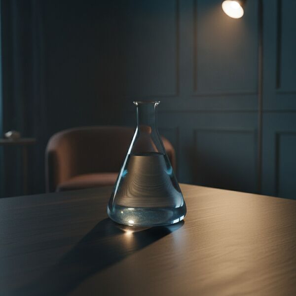 Glass With Liquid Ampoule 01 3D Model