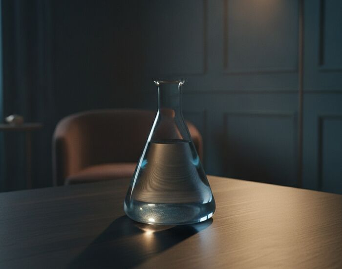 Glass With Liquid Ampoule 01 3D Model