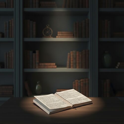 Opened Book 01 3D Model
