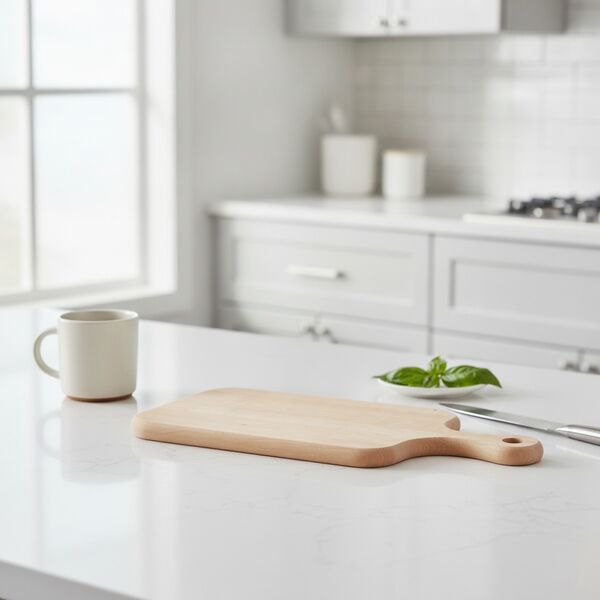 Chopping Light Brown Wood Board 01 3D Model