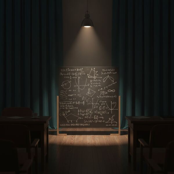 School Blackboard 01 - interior view 1