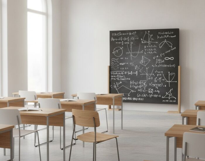 School Blackboard 01 3D Model