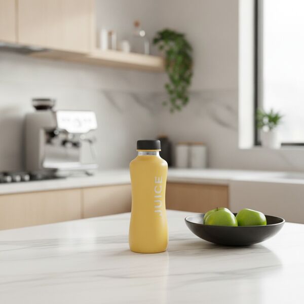 Plastic Orange Juice Bottle 01 - interior view 1