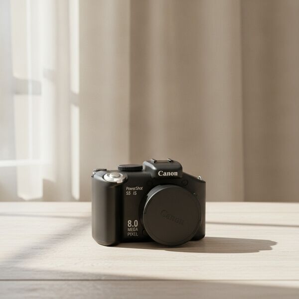 Canon Powershot S5 01 3D Model Camera 3D Model