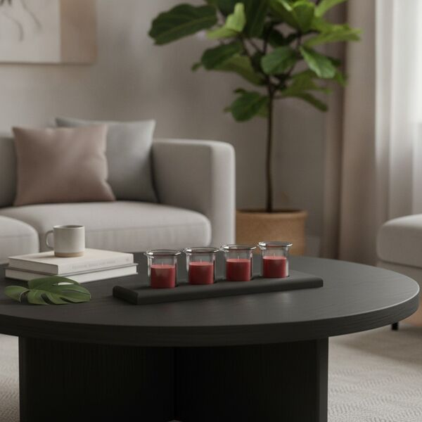 Pot Set Candle 02 3D Model