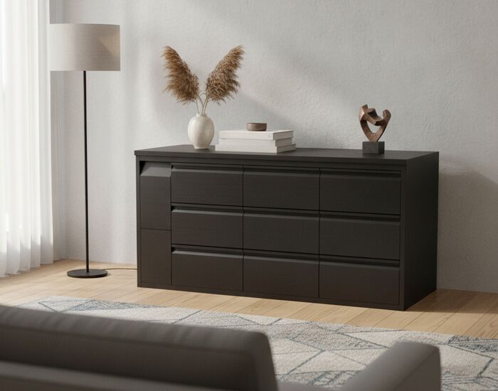 Black Cabinet 02 3D Model