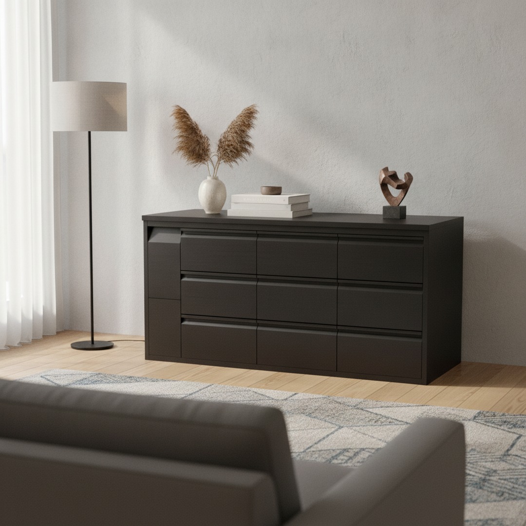 Black Cabinet 02 3D Model