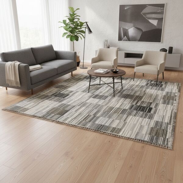 Textile Gray Textured Carpet 01 3D Model