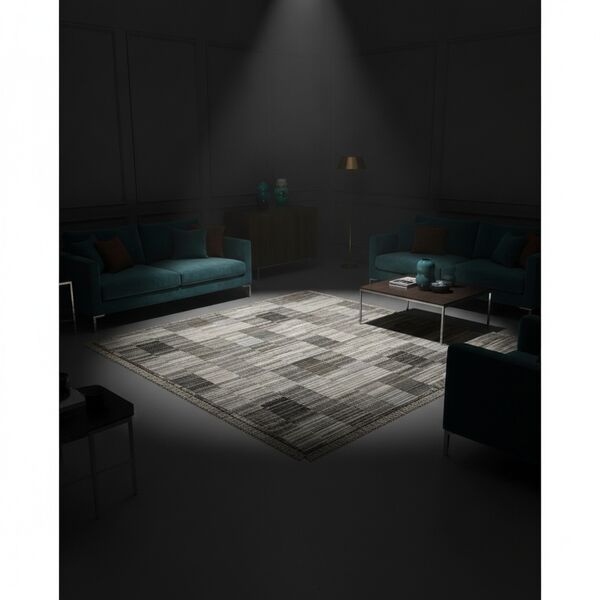 Textile Gray Textured Carpet 01 - interior view 2