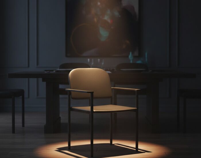 Armrest Black Leather And Wood Chair 01 3D Model