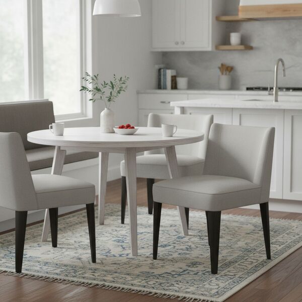 Dining Gray Fabric Chair 01 - interior view 2