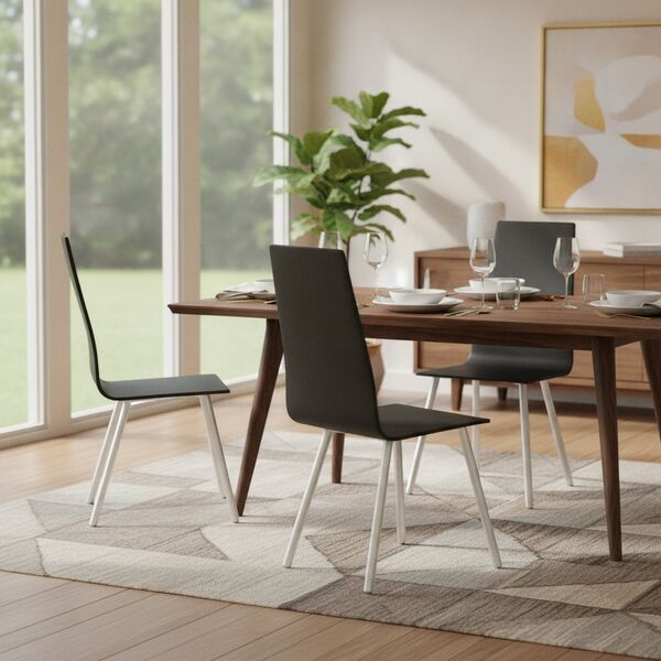 Modern Black Seat Chair 01 - interior view 1