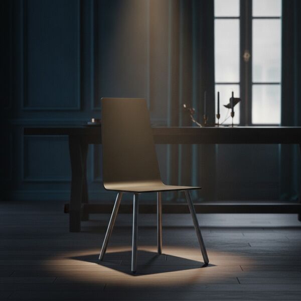 Modern Black Seat Chair 01 - interior view 2