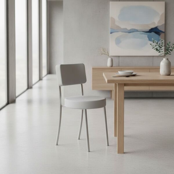 Modern Gray Chair 03 - interior view 1