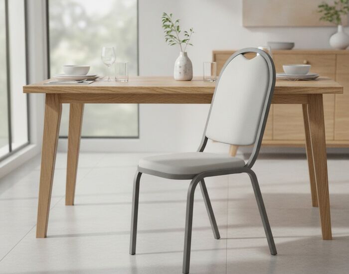 Classic Gray Chair 05 3D Model