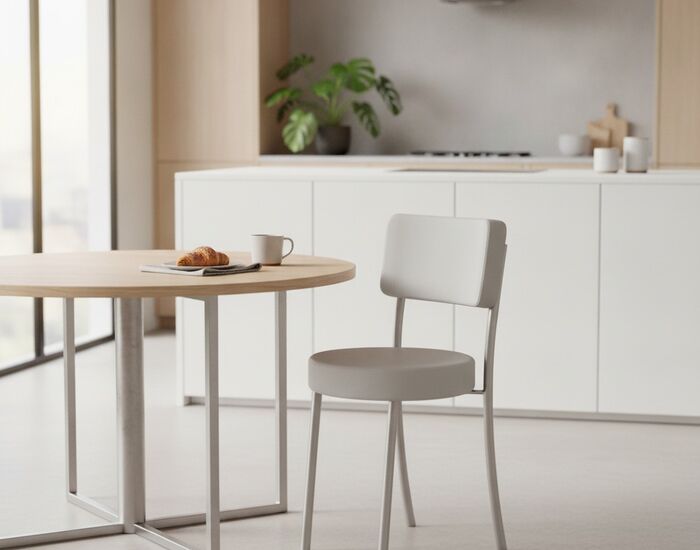 Modern Gray Chair 03 3D Model