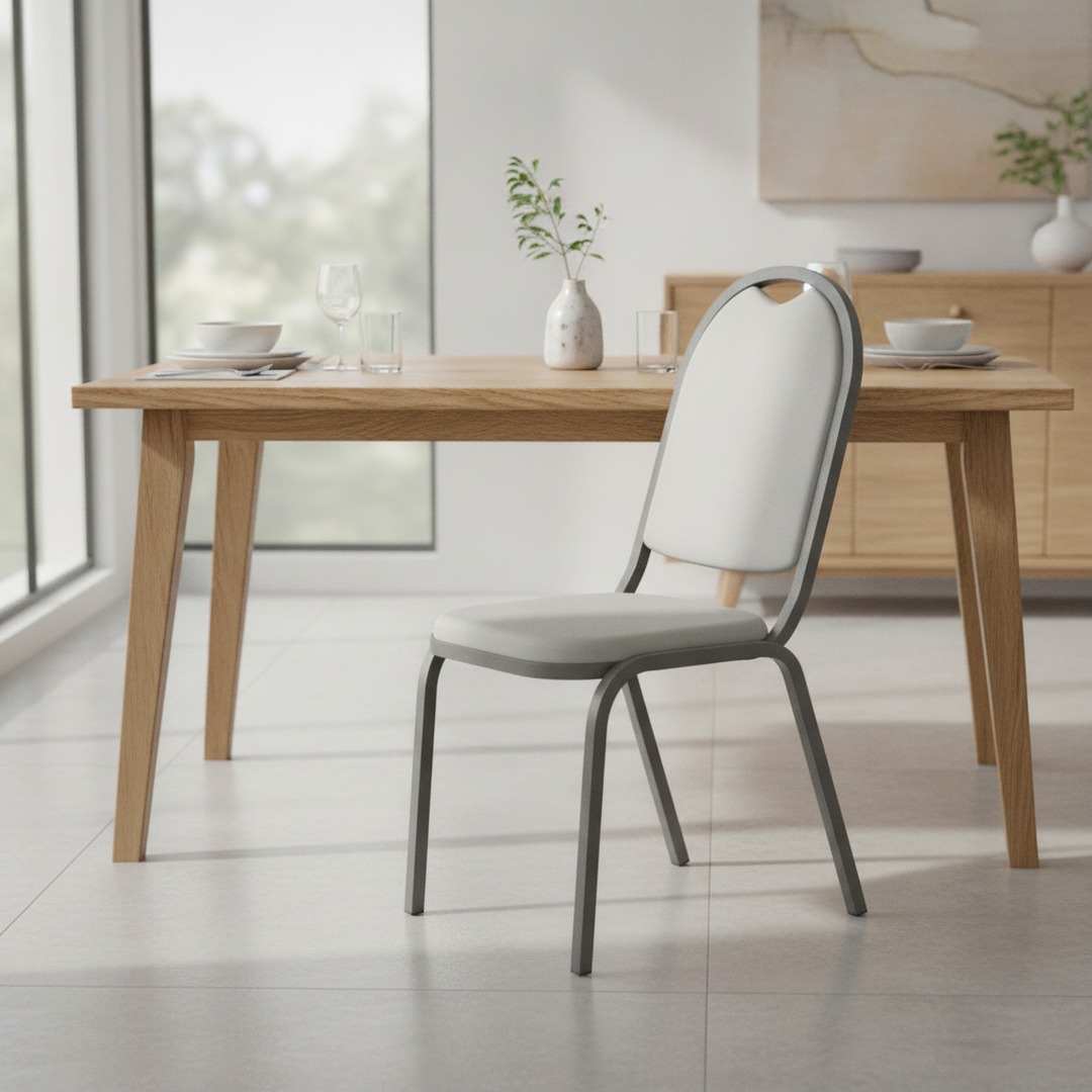 Classic Gray Chair 05 3D Model
