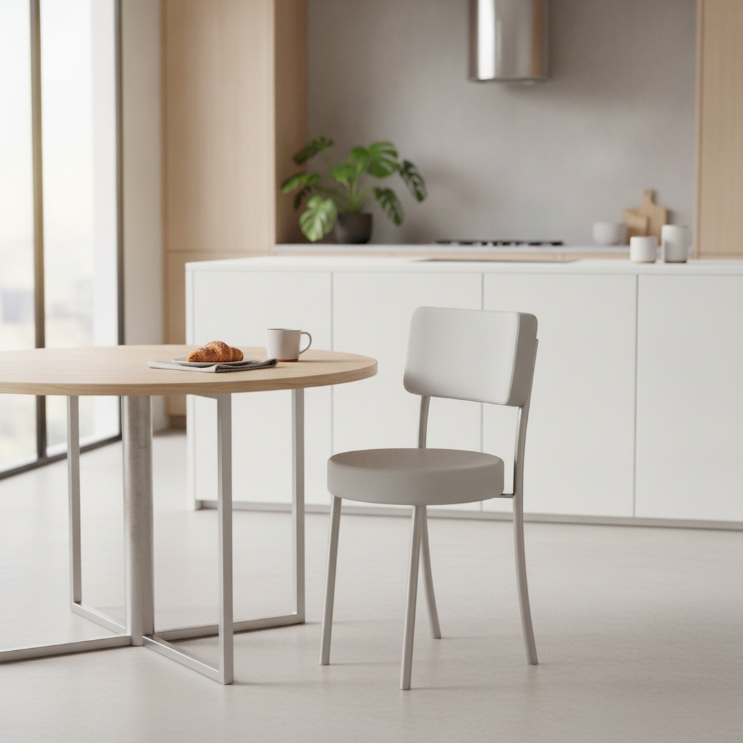 Modern Gray Chair 03 3D Model