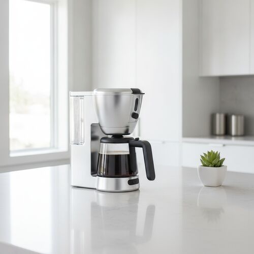 Maker Metal Silver Coffee 01 3D Model