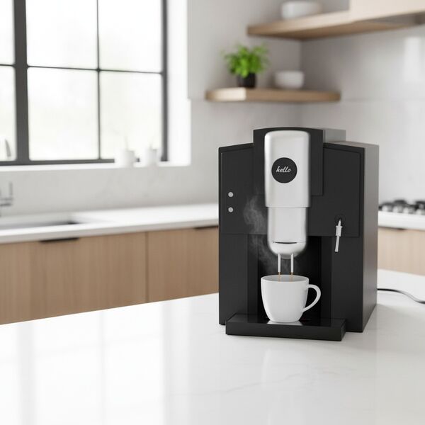 Machine Automatic Black Coffee 02 - interior view 1