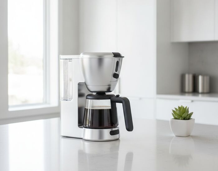 Maker Metal Silver Coffee 01 3D Model