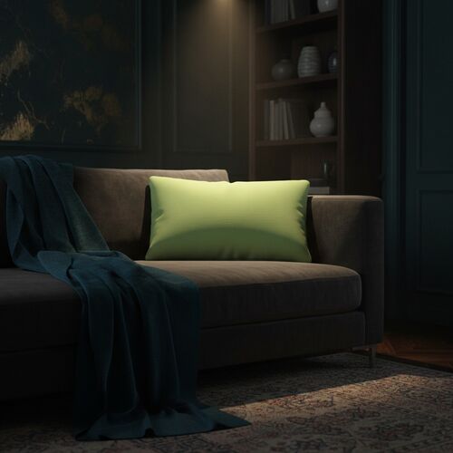 Rectangular Green Cushion 01 3D Model