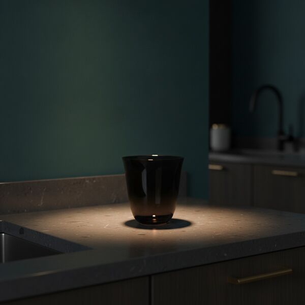 Ceramic Black Cup 01 - interior view 2