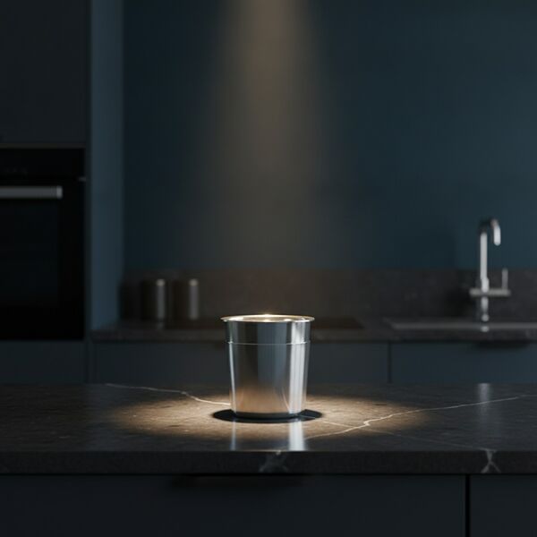 Ice Cream Metal Cup 01 - interior view 2