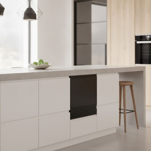 Under Counter Black Cooler 02 - interior view 1