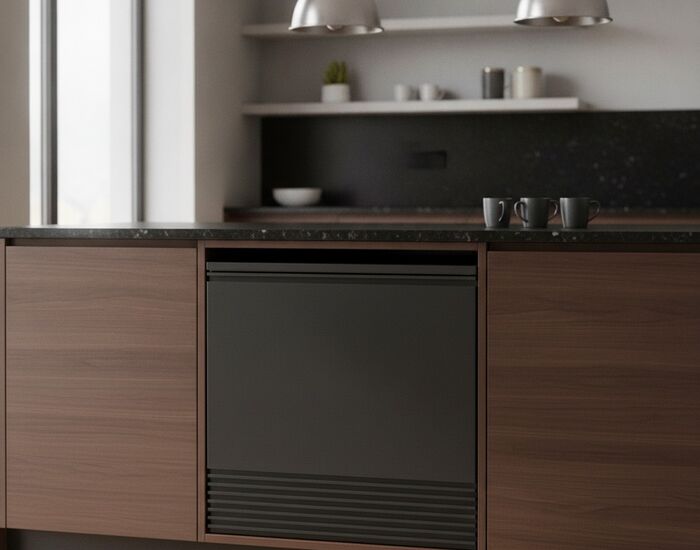 Under Counter Black Cooler 02 3D Model