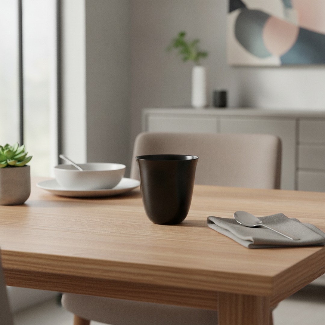 Ceramic Black Cup 01 3D Model
