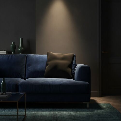 Square Black Cushion 01 3D Model