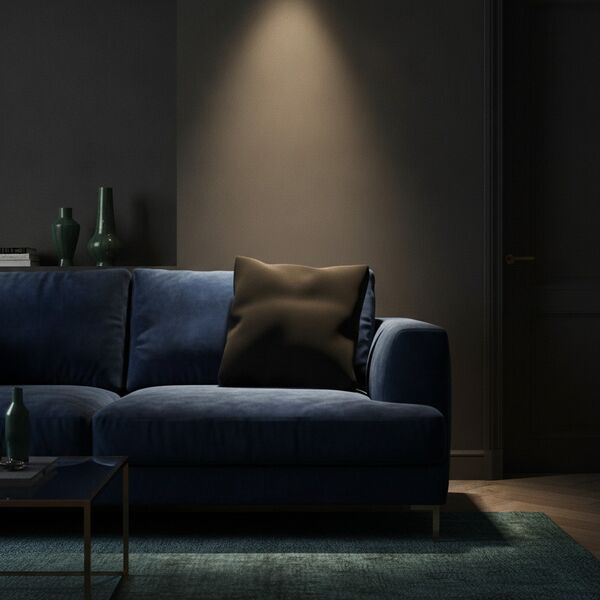 Square Black Cushion 01 3D Model