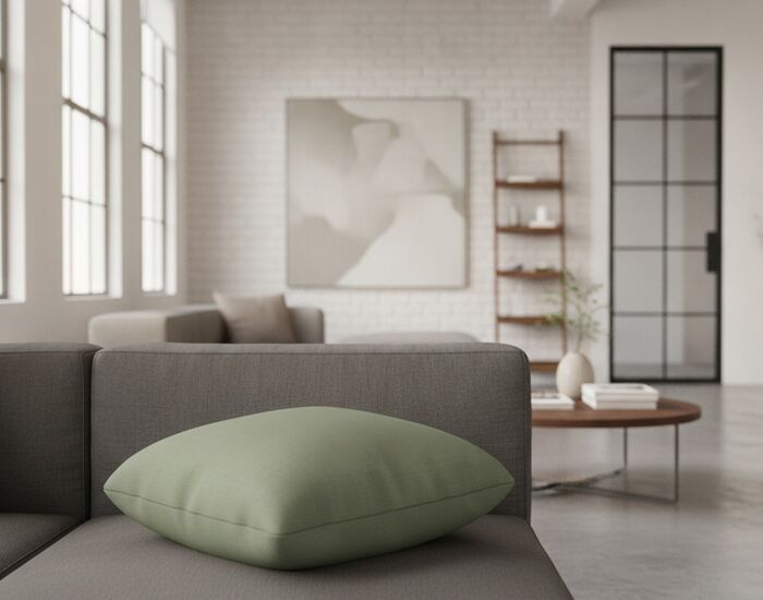 Square Green Cushion 02 3D Model