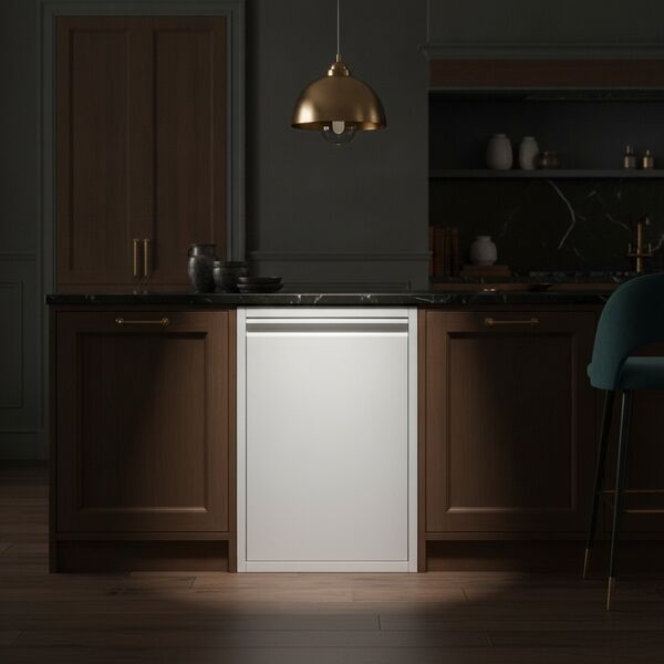 White Under Counter Dishwasher 01 - interior view 2