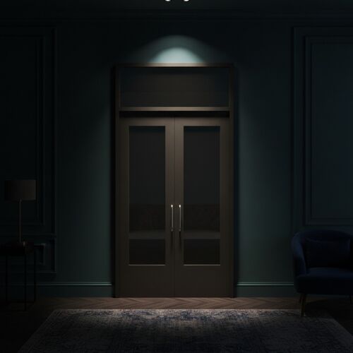Double With Glass Exterior Door 01 3D Model