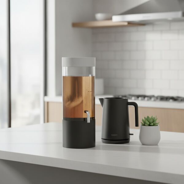 Beverage Plastic Black Dispenser 02 - interior view 1