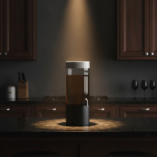 Beverage Plastic Black Dispenser 02 - interior view 2