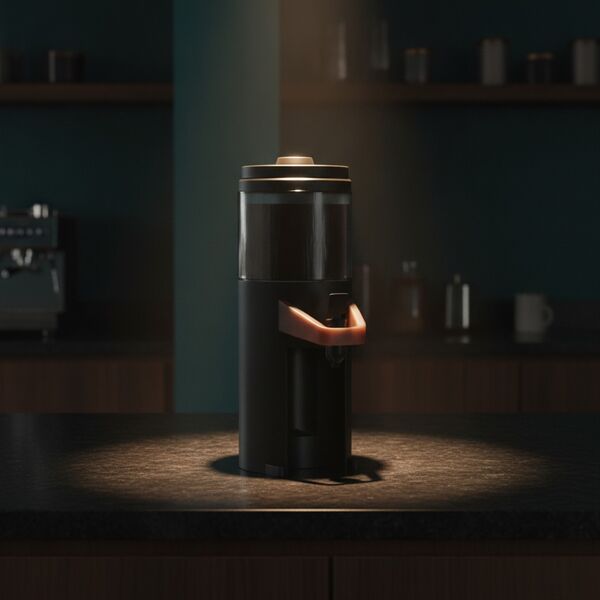 Coffee Plastic Black Dispenser 01 - interior view 2