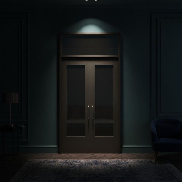 Double With Glass Exterior Door 01 3D Model