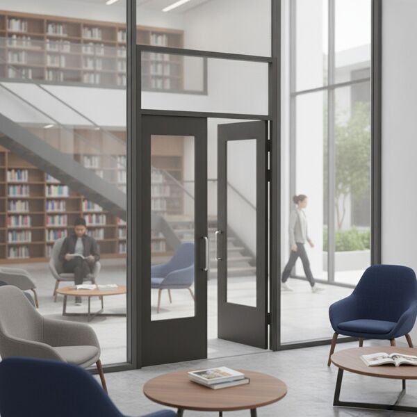 Double With Glass Exterior Door 01 - interior view 1