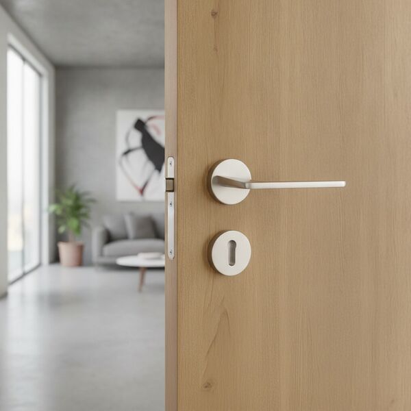 Handle Metal Door 01 3D Model