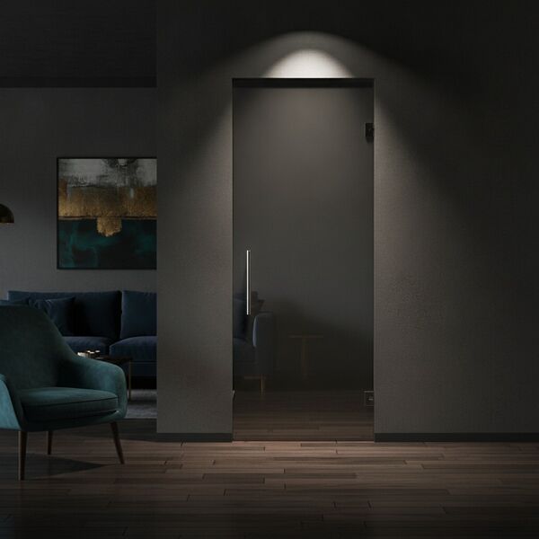 Interior Single Glass Door 02 3D Model