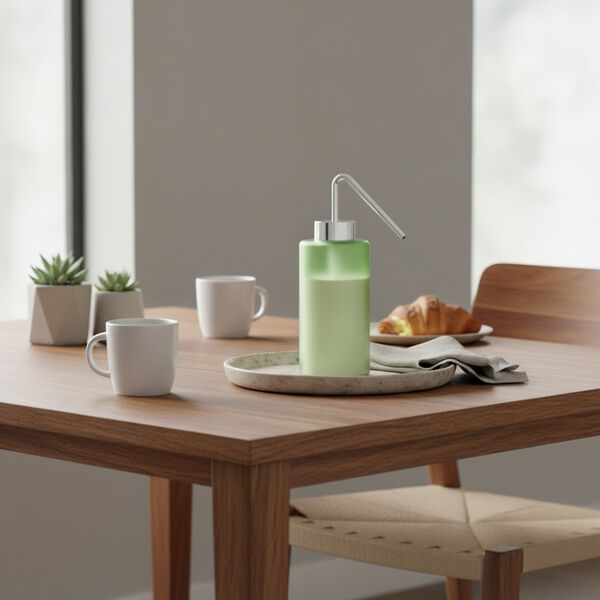 Soap Plastic Green Dispenser 02 - interior view 2