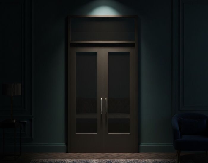 Double With Glass Exterior Door 01 3D Model