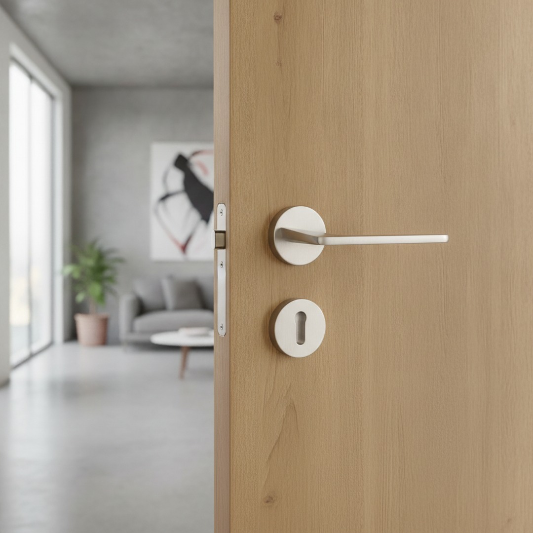 Handle Metal Door 01 3D Model