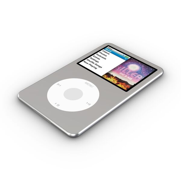 Apple iPod 3D model — studio render