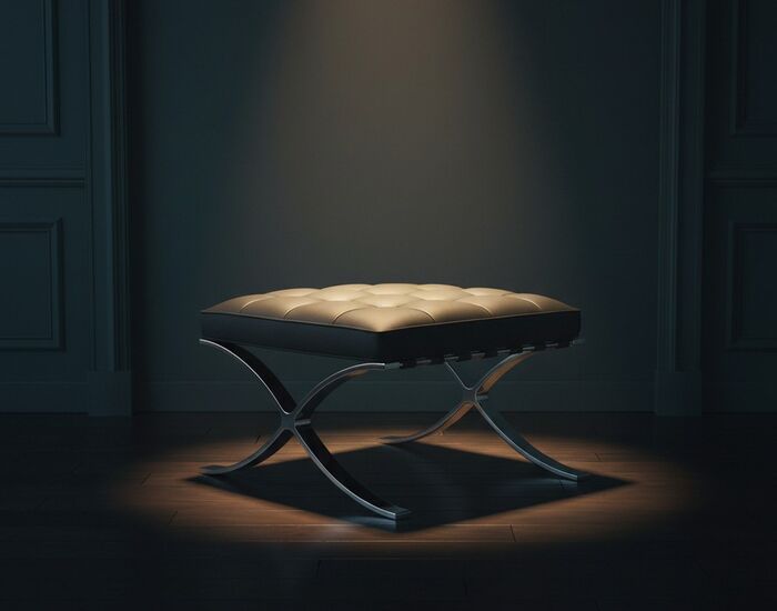 Barcelona Stool 3D Model