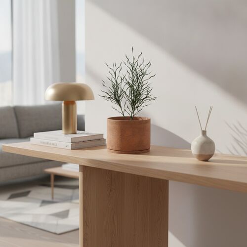 With Plant Flowerpot 02 3D Model