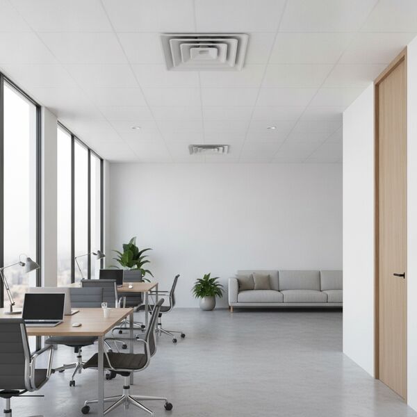 Air Ceiling Plastic Gray Intakes 01 3D Model